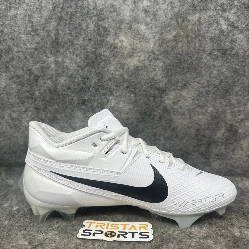 Nike Vapor Edge Elite 360 2 Football Cleats Mens Size 13 White Silver FD5713-100